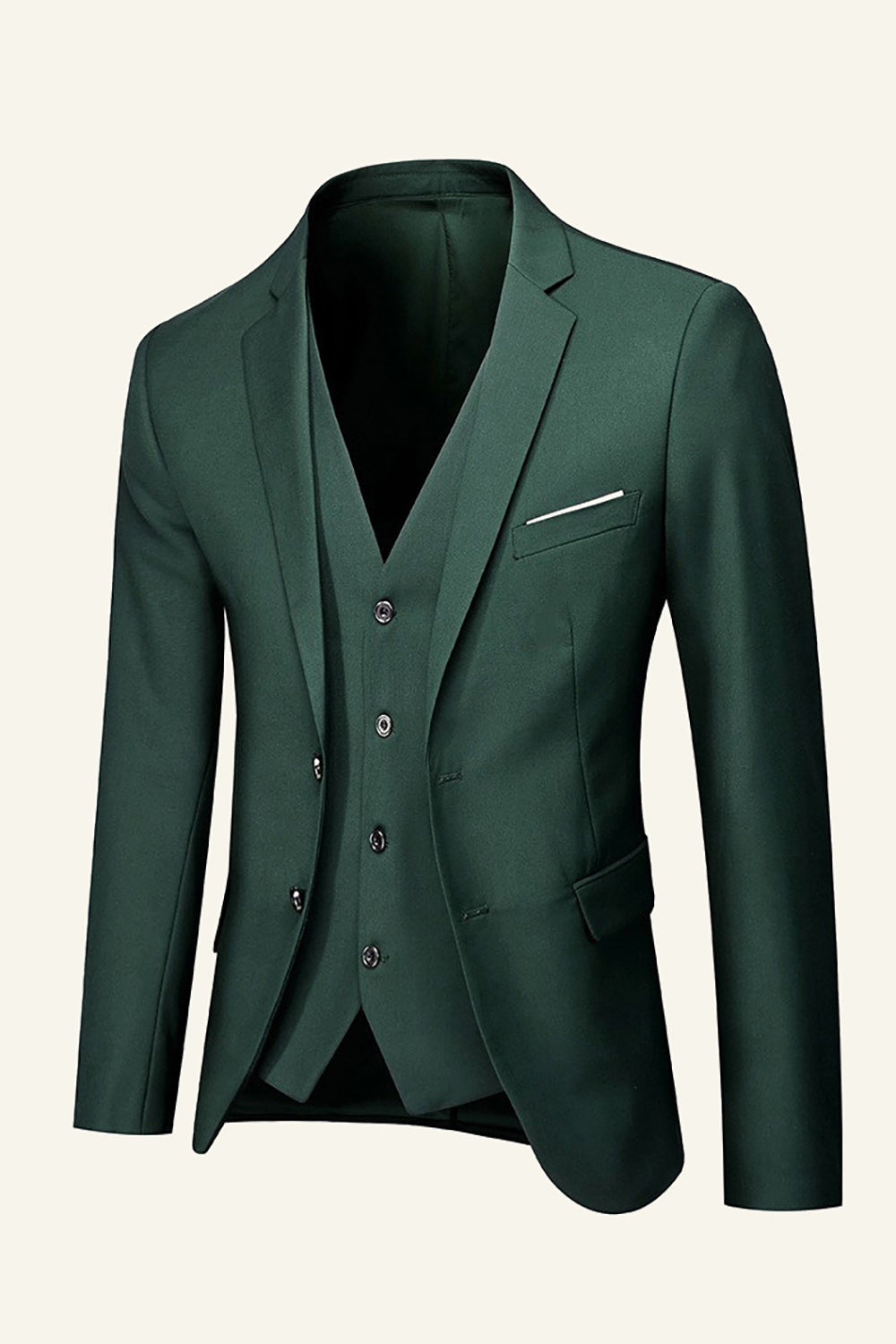 3 Peças Preto Fatos de Festa