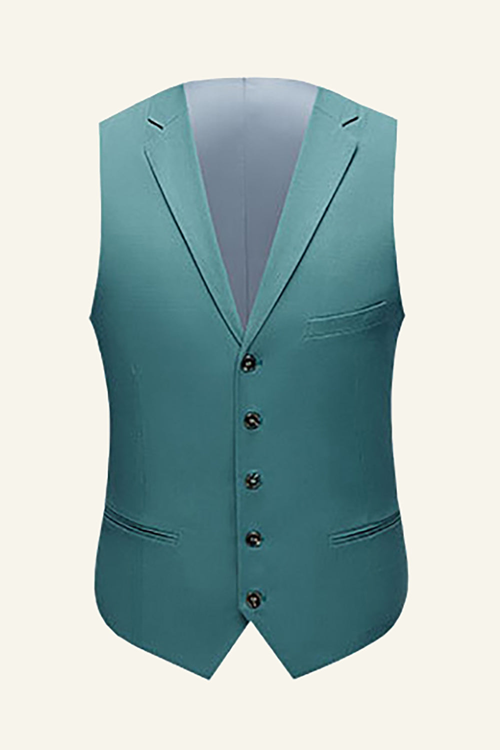 Fatos Masculinos Lapela Entalhada 3 Peças