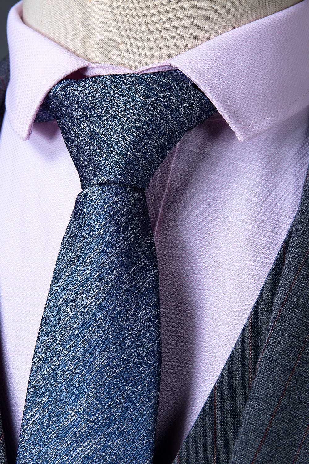 Terno Masculino 3 Peças Peito Único Azul Escuro