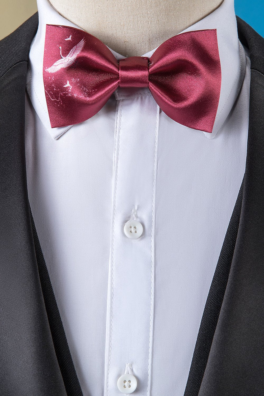 Preto Lapela de Pico Terno Masculino 3 Peças