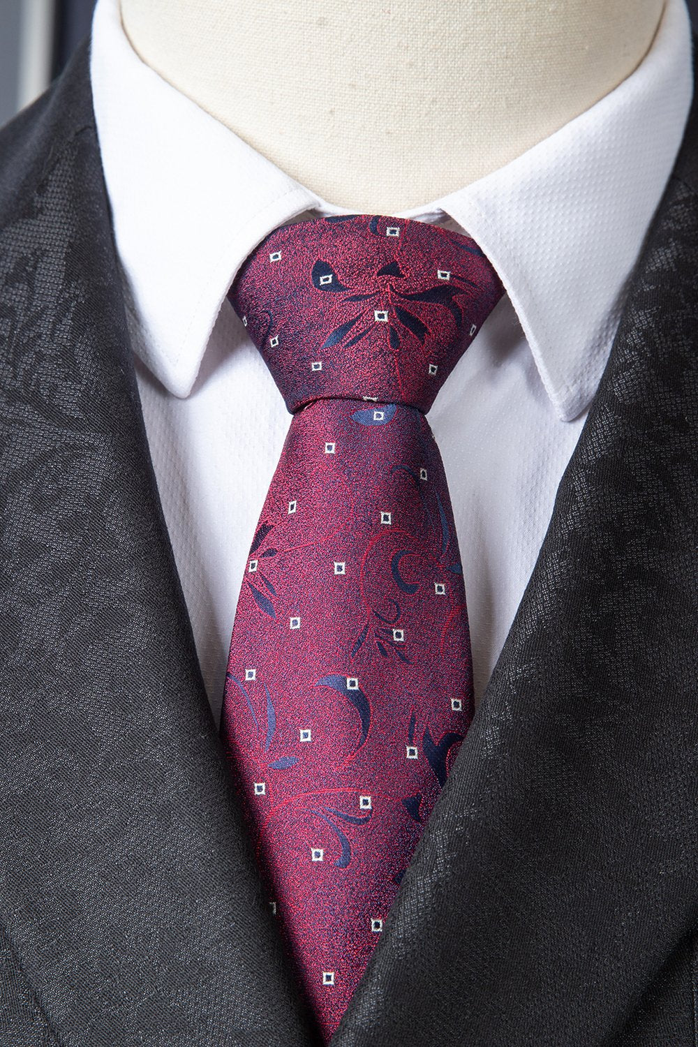 Preto Duplo Peito Terno Masculino