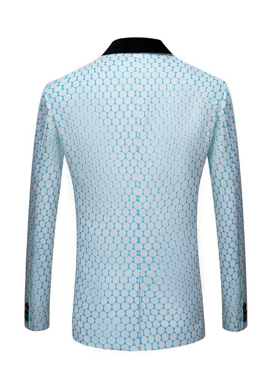 Biege Jacquard 2 Peças Fato Masculino