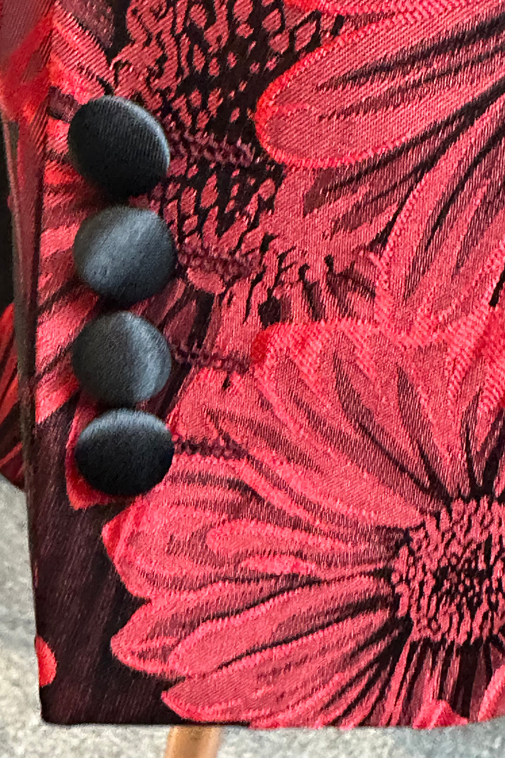 Glitter Borgonha Jacquard Xale Lapela Fatos de Baile de Formatura Masculino