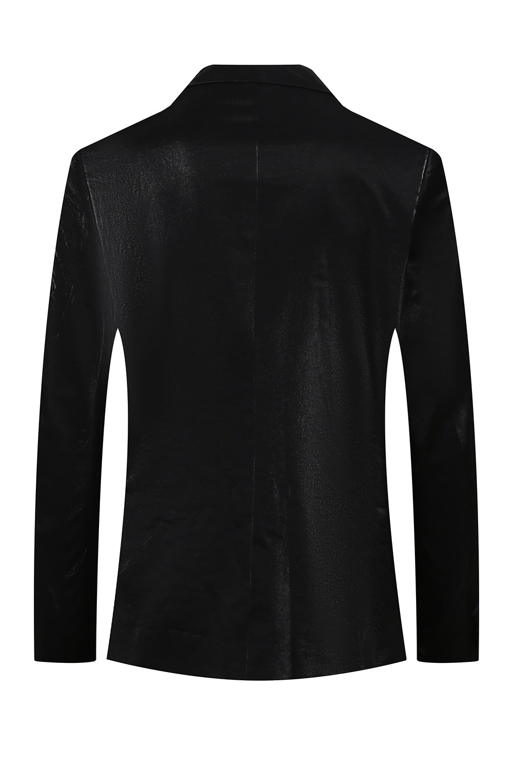 Preto Pico Lapela 2 Peças Homens Veludo Prom Ternos