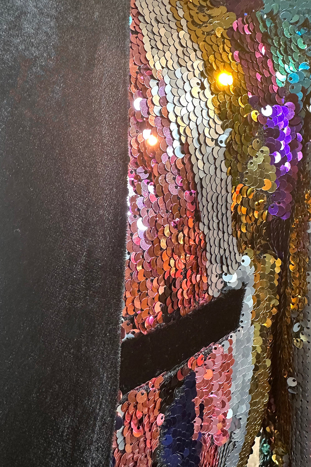 Lantejoulas Coloridas Brilhantes 2 Peças Homens Prom Ternos