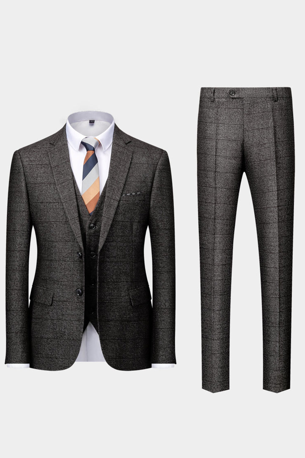 Ternos de casamento preto 3 peças