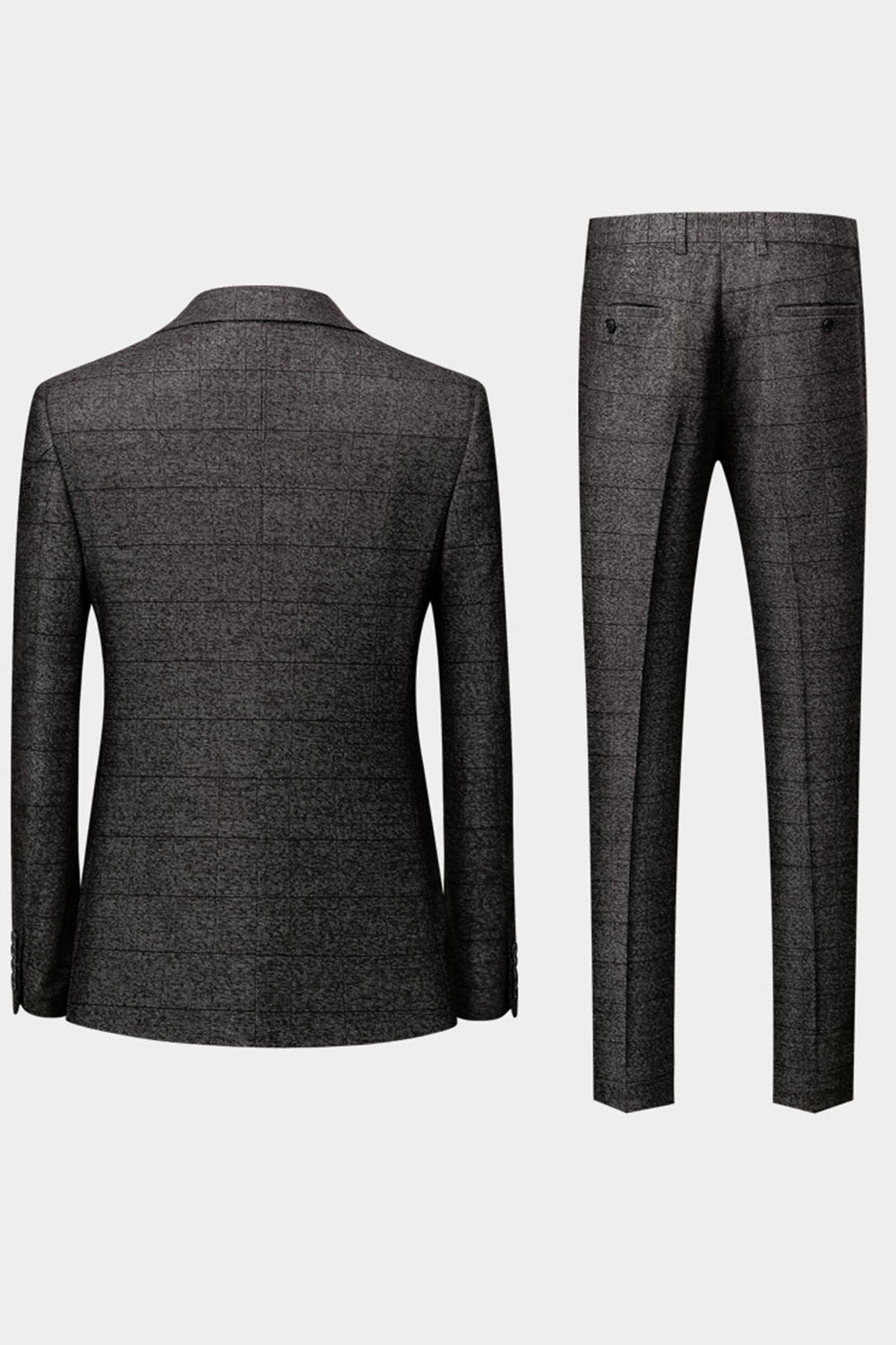 Ternos de casamento preto 3 peças