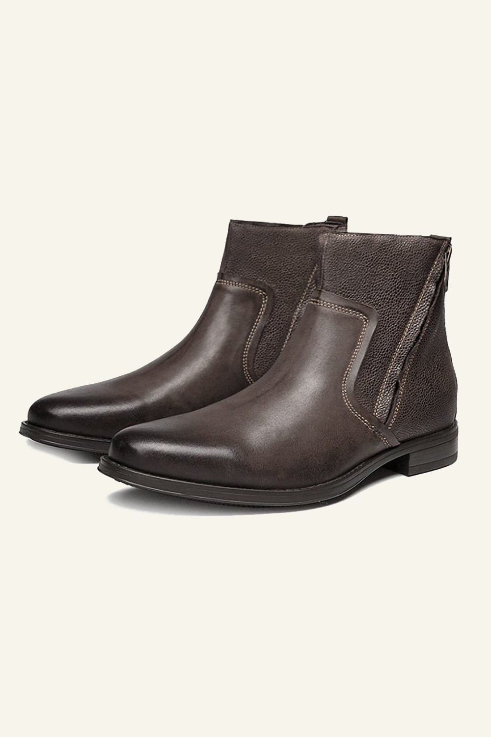Botas de Couro de Vaca Para Homem