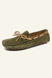 Sapatos de Couro Macio Verde