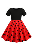 Vestido de Meninas Brancas Com Mangas Curtas