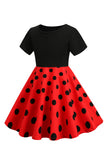 Vestido de Meninas Brancas Com Mangas Curtas