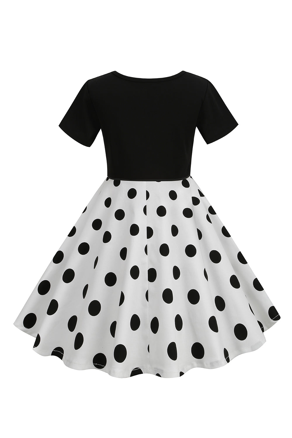 Vestido de Meninas Brancas Com Mangas Curtas