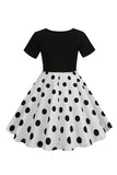 Vestido de Meninas Brancas Com Mangas Curtas
