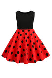 Branca Sem Mangas Vestidos de Menina Vintage