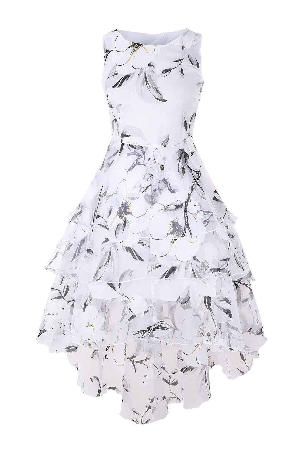 1950s Vestido Vintage Estampado