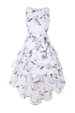 1950s Vestido Vintage Estampado