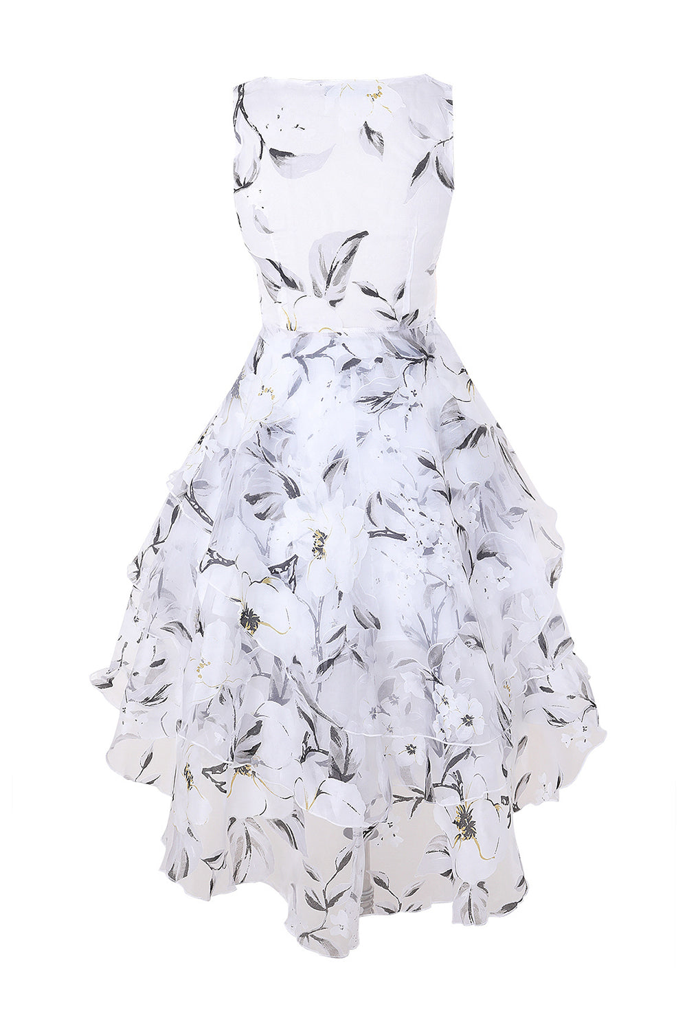 1950s Vestido Vintage Estampado