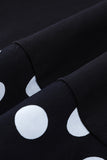Fora do Ombro Pontos de Polka 1950s Vestido