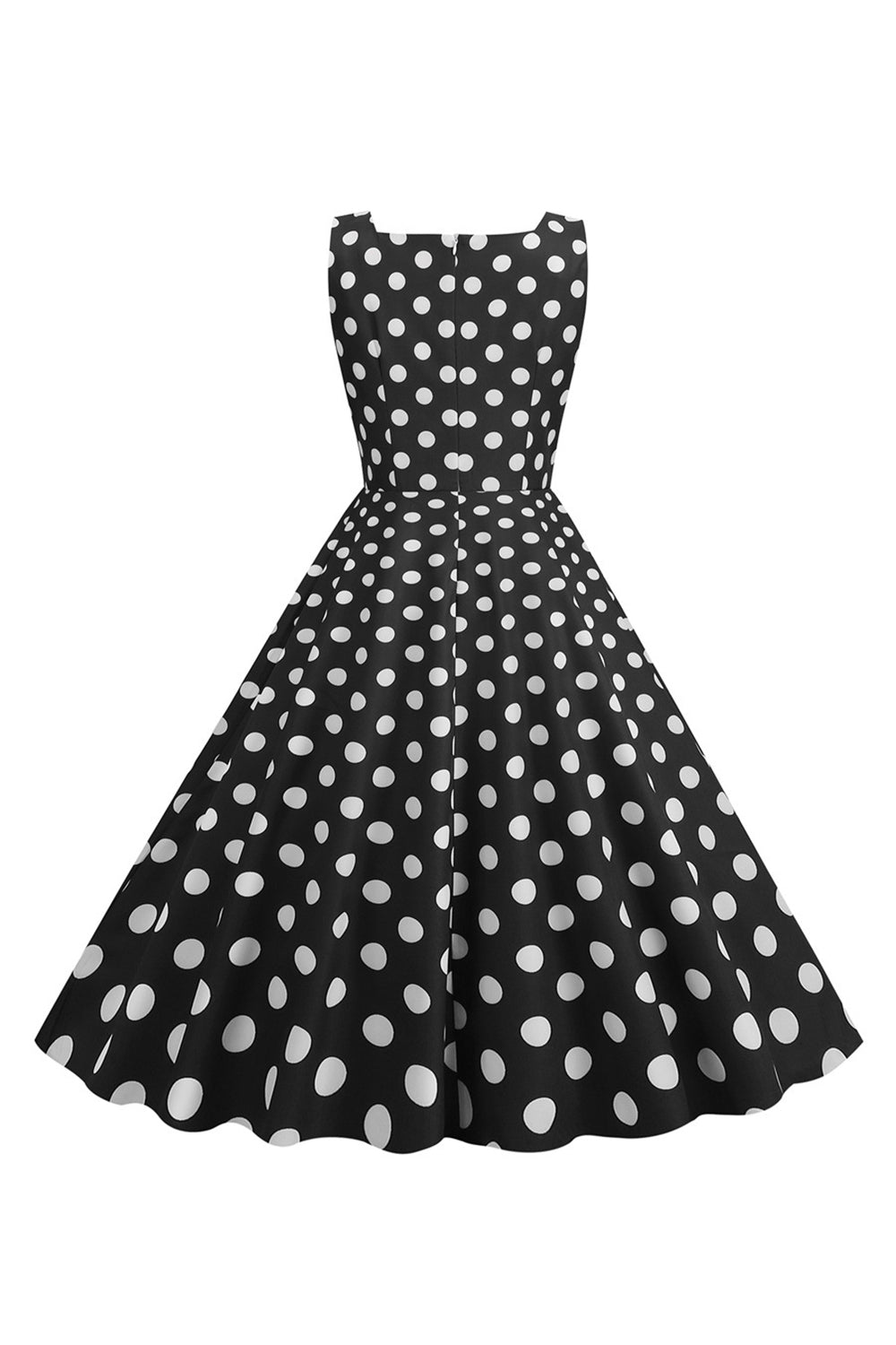 1950s Vestido Vintage Preto Sem Mangas