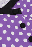 Vermelho Pontos de Polka Halter 1950s Vestido