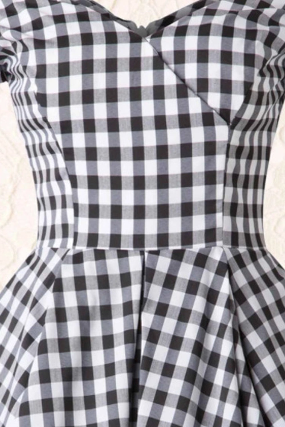 1950s Vestido Vintage Preto Fora do Ombro