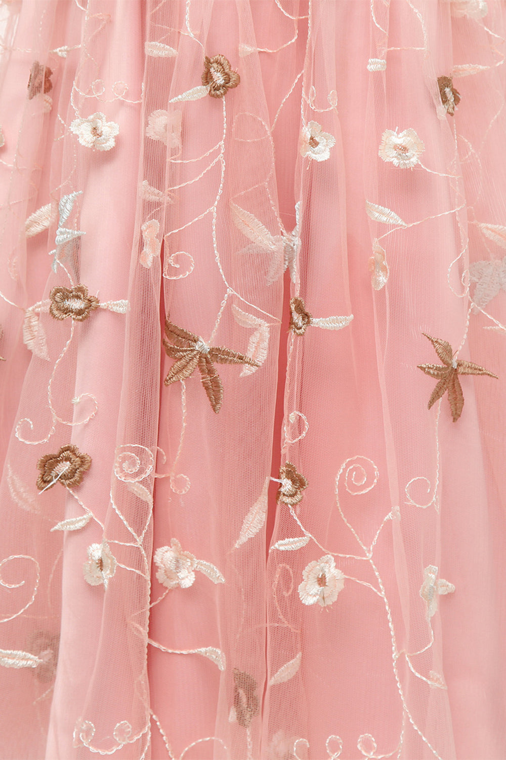 A Line Pescoço Quadrado Rosa 1950s Vestido Com Meias Mangas