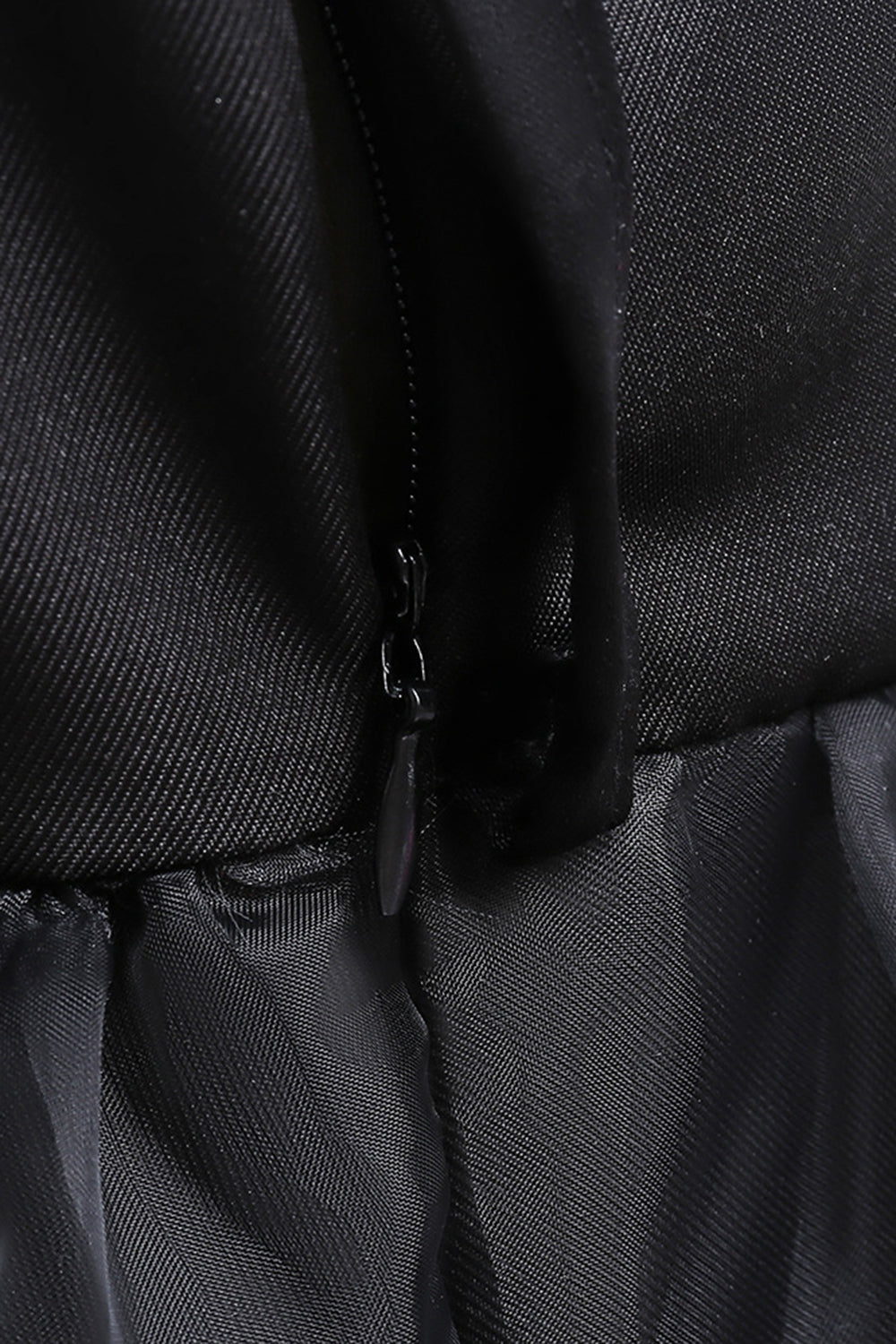 Tule preto Um vestido de menina linha com cinto
