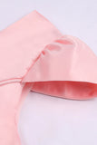 Vestido de Menina Vermelho Gola em V