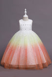 Púrpura Sem Mangas Vestido de Menina