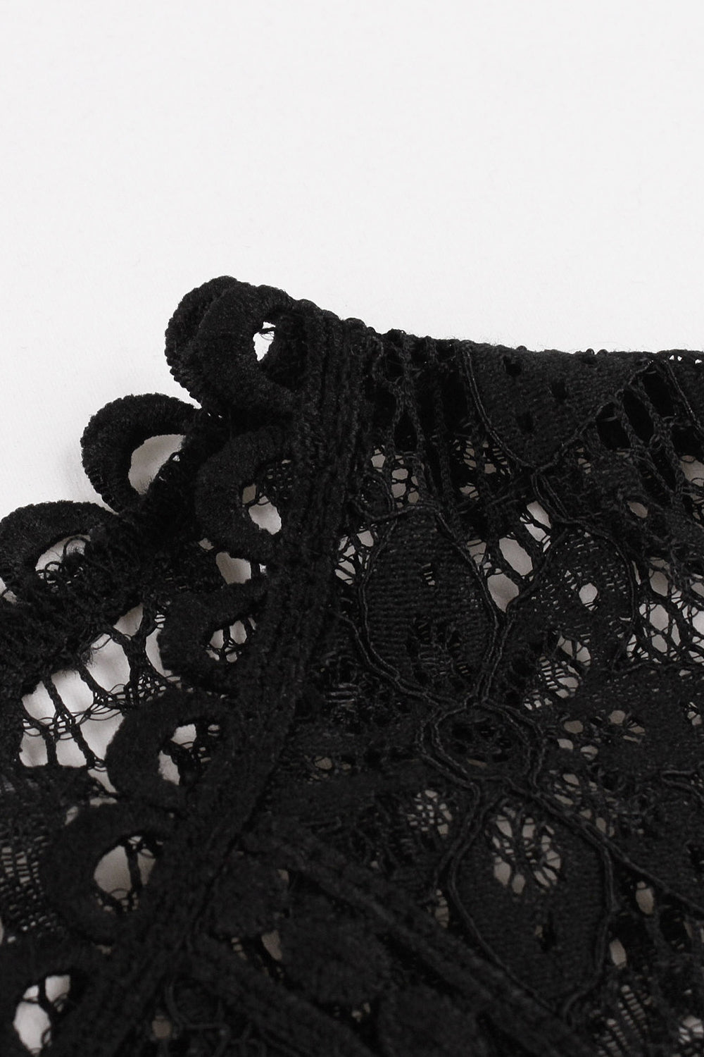 Preto Vestido Dos Anos 1950 Com Renda