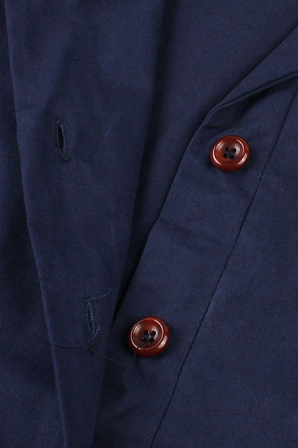 Azul Marinha Mangas Curtas Botão 1950s Vestido