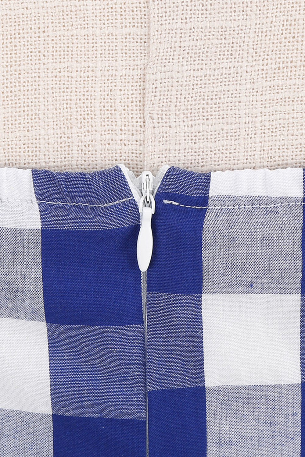 Pink Pin Up Plaid Vestido Vintage dos anos 1950