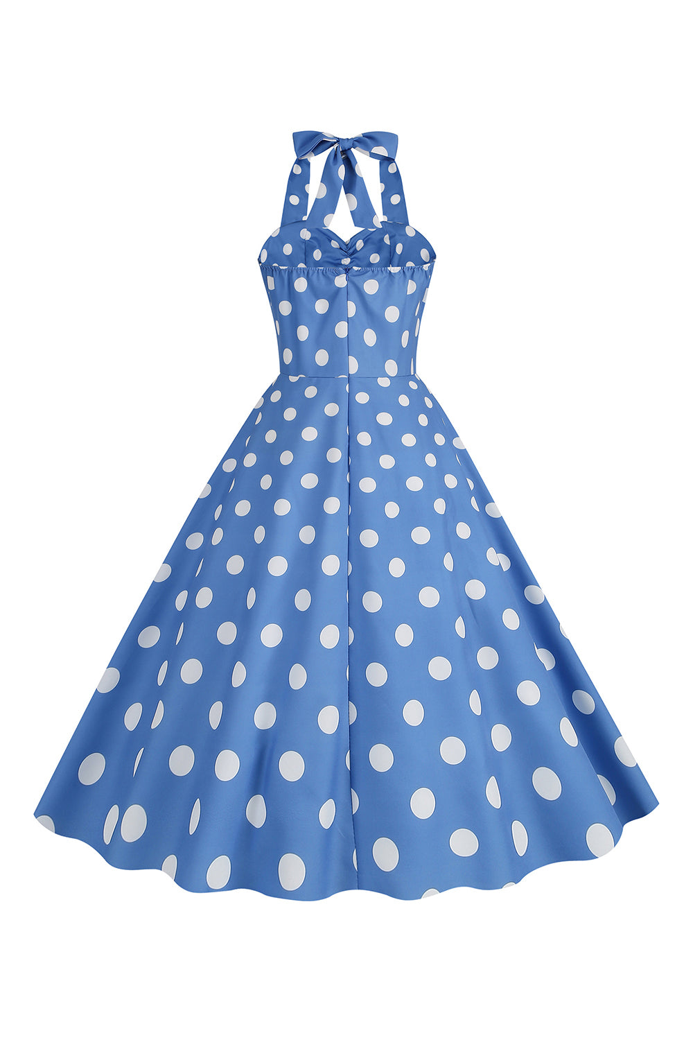 Pink Polka Dots Pin Up Vestido Vintage dos anos 1950