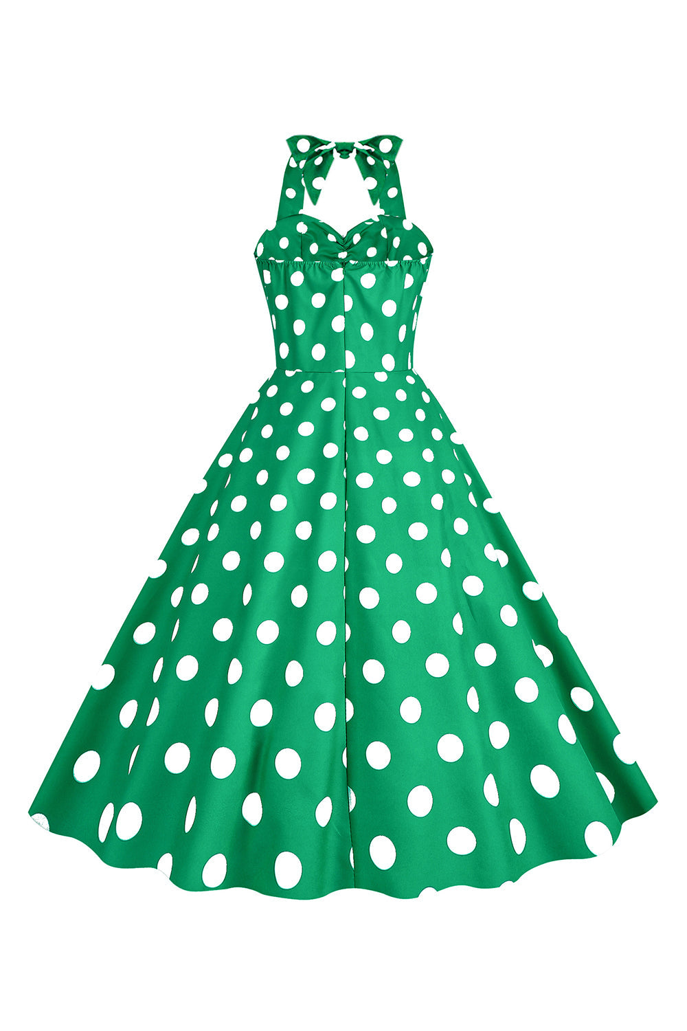 Pink Polka Dots Pin Up Vestido Vintage dos anos 1950