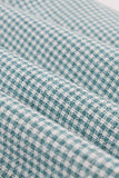 Green Plaid Swing vestido dos anos 1950 com cinto