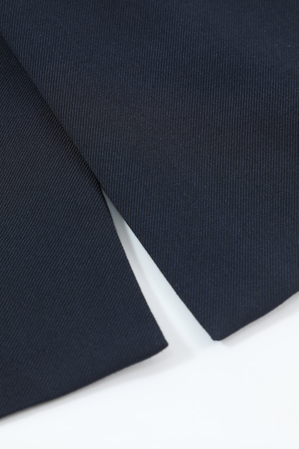 Marinha 2 peça duplo peito terno masculino