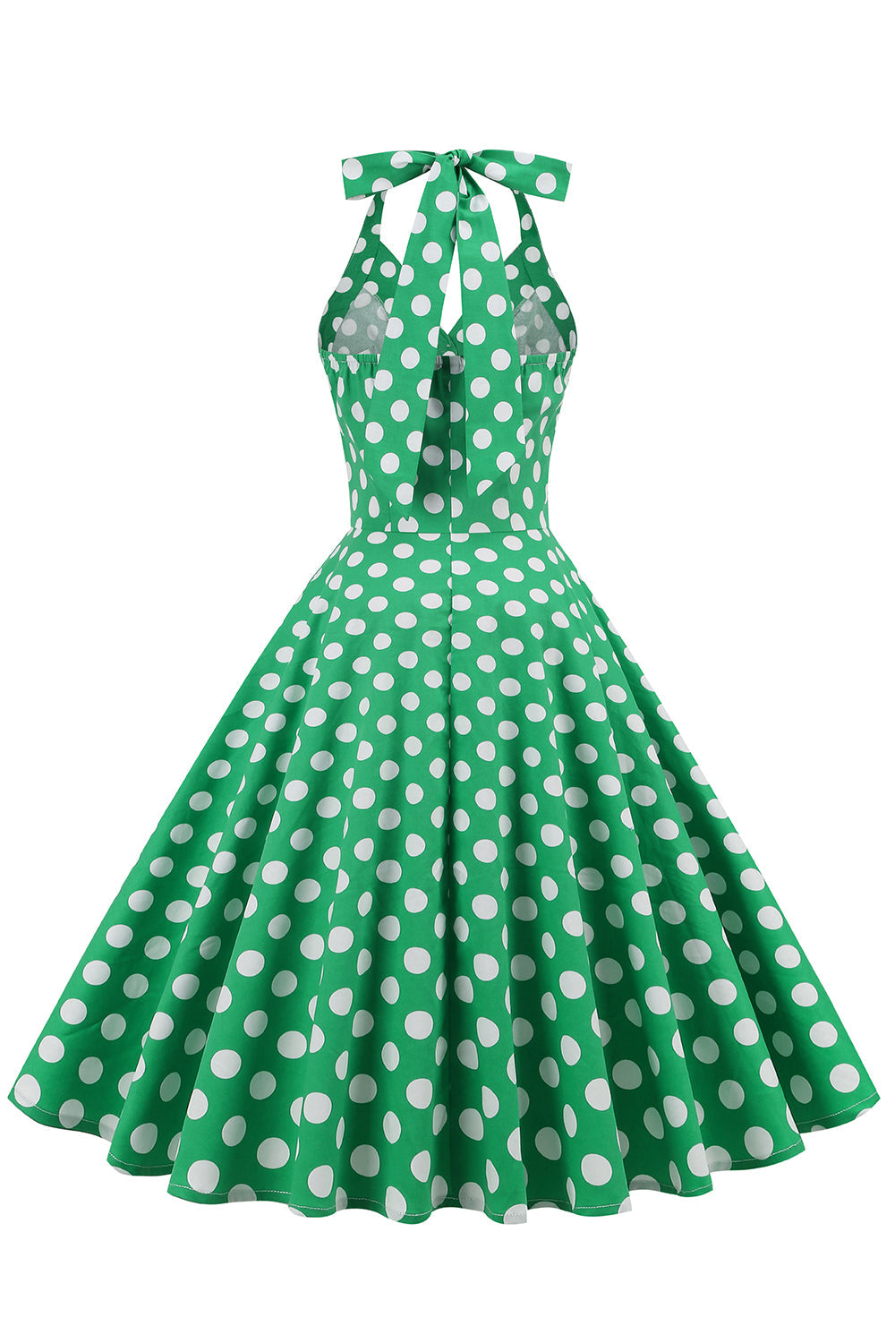 Vestido de Polka Dots 1950