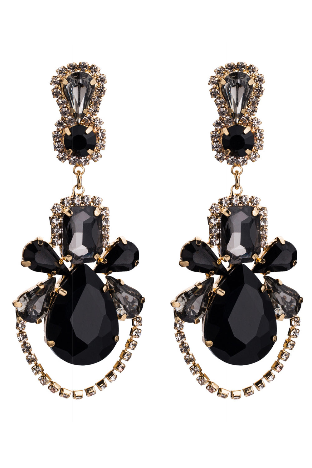 Brincos coloridos de missangas