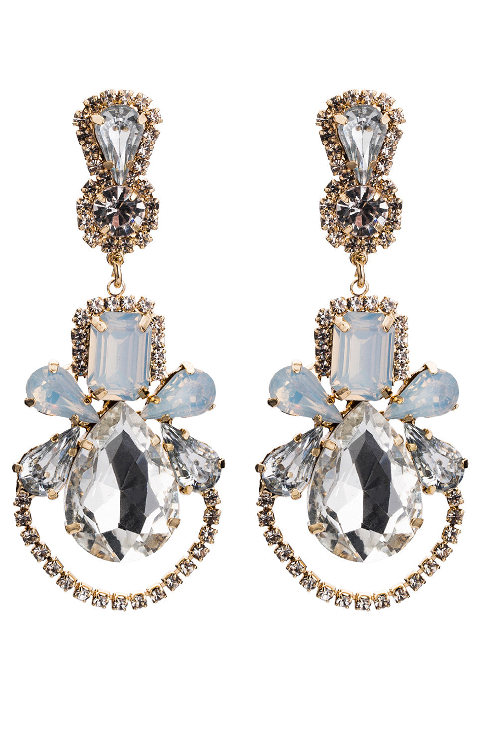 Brincos coloridos de missangas