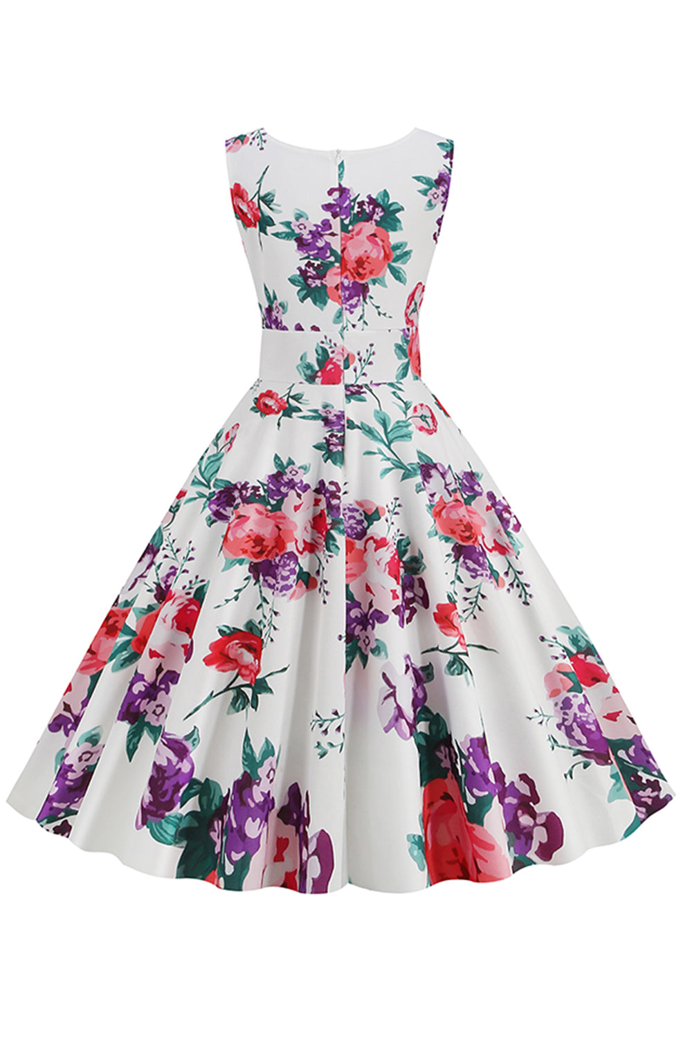 Vestido vintage azul claro v 1950s