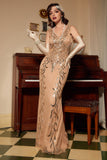 Vestido vintage champanhe