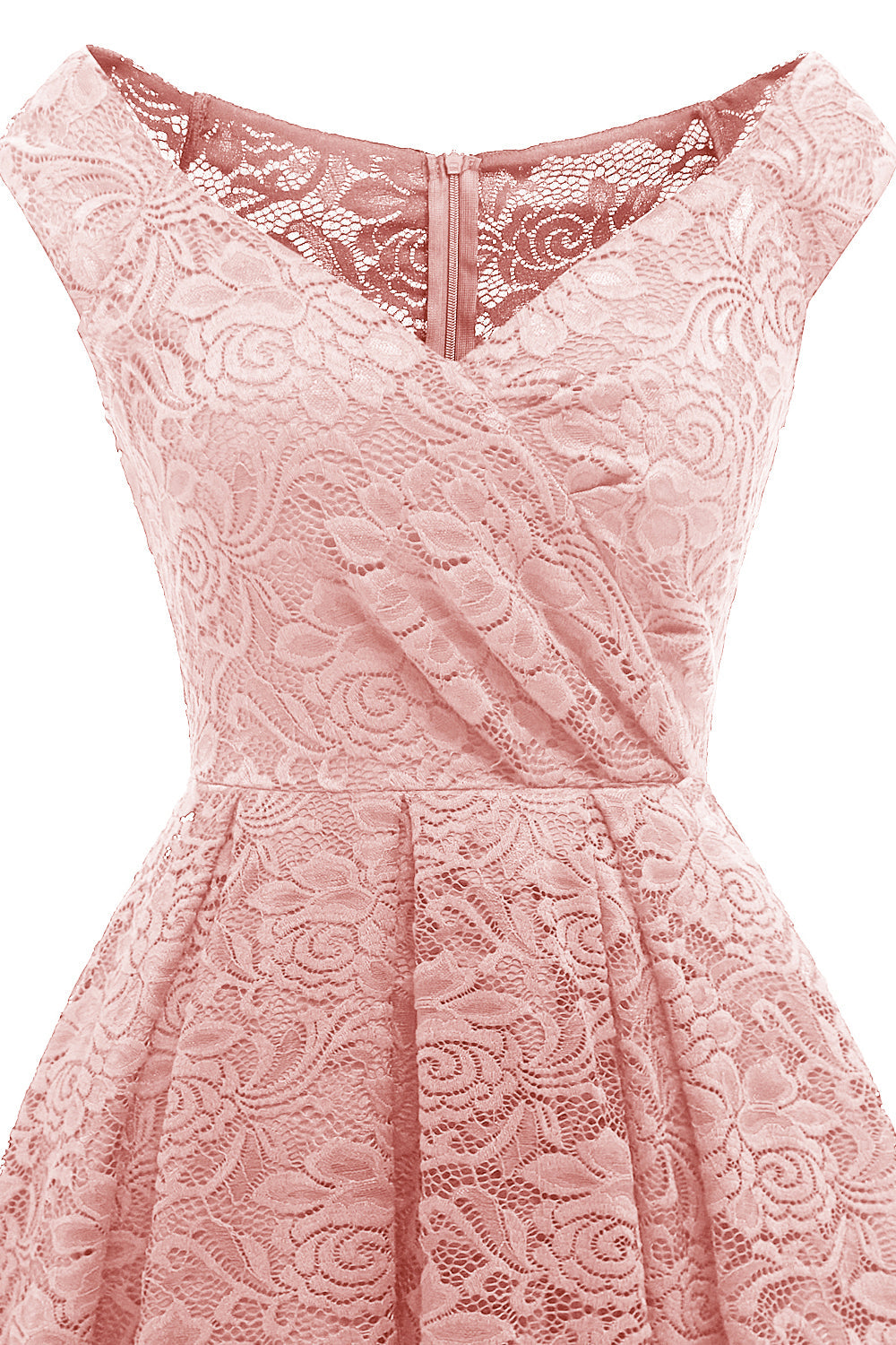 Blush vintage vestido de festa de renda