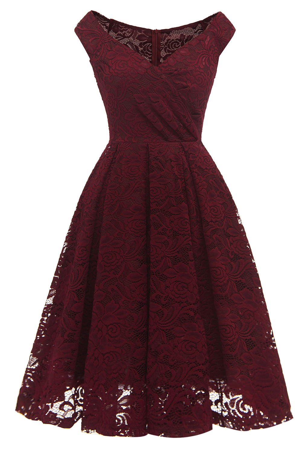 Vestido de renda de linha A vintage