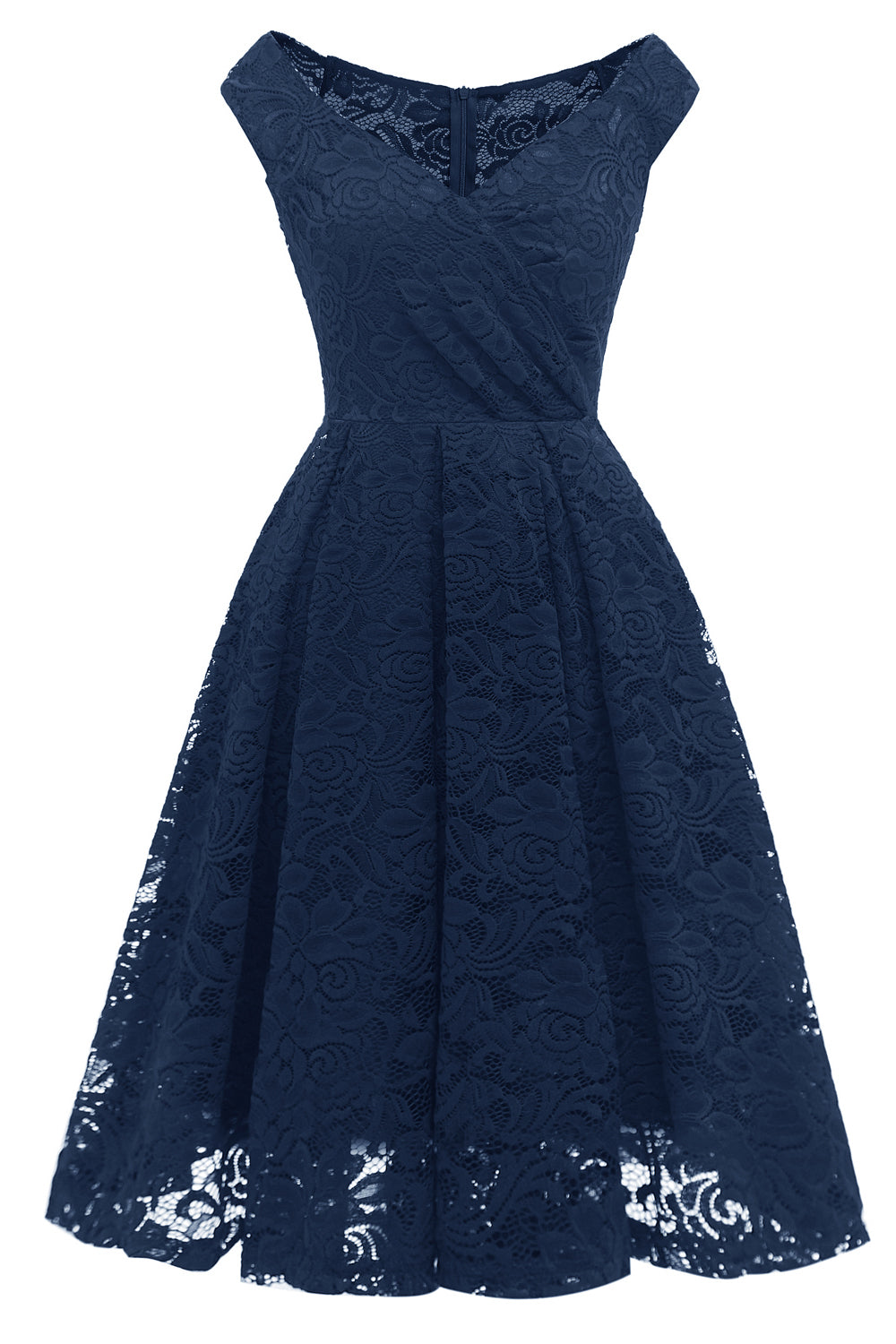 Vestido de renda de linha A vintage
