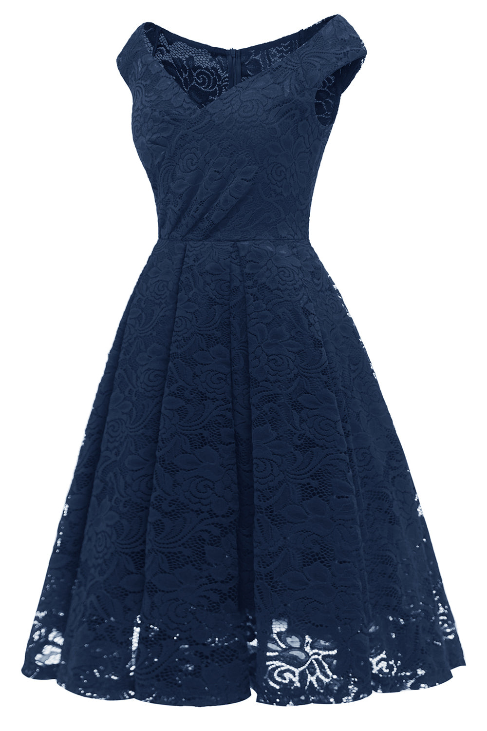 Vestido de renda de linha A vintage
