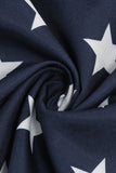 Vestido vintage de estilo retro Halter Navy