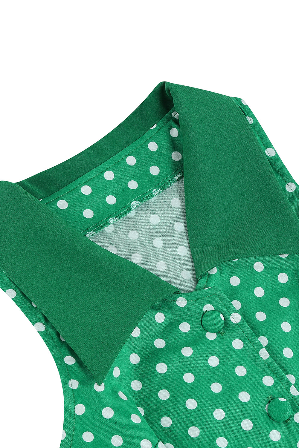 Vestido de polka dots swing de 1950