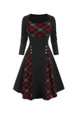 Verifique o vestido retro de Halloween de Halloween impresso