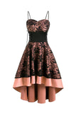Blush Lace Vestido de Halloween alto-baixo