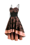Blush Lace Vestido de Halloween alto-baixo